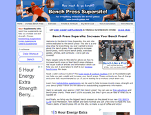 Tablet Screenshot of bench-press.net